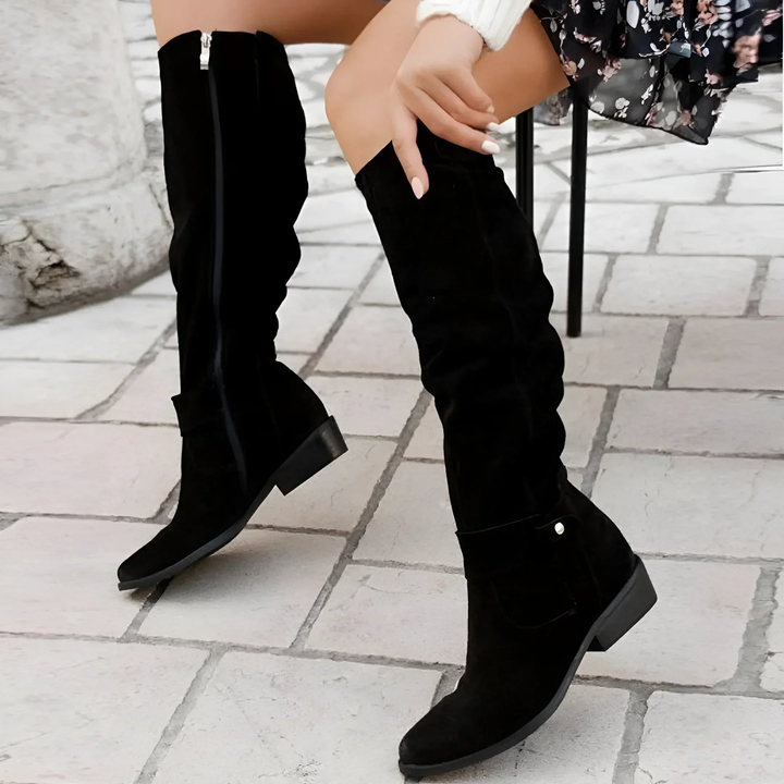 Jordyn™ | Stylish Suede Knee Boots